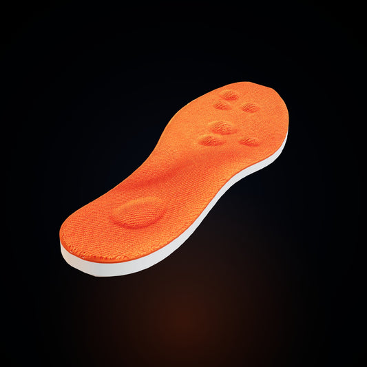 Solearo 4D Comfort Support Insole on a dark background